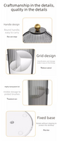 2 PCS Rotating Makeup Brush Organiser Set Dustproof Cosmetic Storage Holder White & Grey Duo for Vanity Bathroom