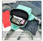 Unisex Mini Nylon Crossbody Sling Bag Chest Pouch Adjustable Wide Strap Lightweight Beige for Travel Sports & Festivals