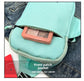 Unisex Mini Nylon Crossbody Sling Bag Chest Pouch Adjustable Wide Strap Lightweight Grey for Travel Sports & Festivals