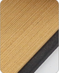 EVA Faux Teak Boat Flooring Border Trim Self Adhesive Marine Decking Strip Non Slip Foam Sheet for Yacht Caravan RV (Gold & Black, 240cm x 5.7cm)
