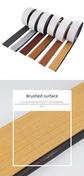 EVA Faux Teak Boat Flooring Border Trim Self Adhesive Marine Decking Strip Non Slip Foam Sheet for Yacht Caravan RV (Light Brown & White, 240cm x 5.7cm)