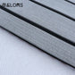 EVA Faux Teak Boat Flooring Sheet Marine Decking Mat Self Adhesive Non Slip Foam for Yacht Caravan & RV (Dark Grey & Black, 120cm x 30cm)