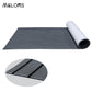 EVA Faux Teak Boat Flooring Sheet Marine Decking Mat Self Adhesive Non Slip Foam for Yacht Caravan & RV (Dark Grey & Black, 120cm x 30cm)