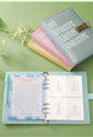 100 Envelope Savings Challenge Binder with Password Lock Holographic Blue A5 Cash Stuffing Budget Planner Book Money Organiser for Couples (Glitter Blue)