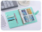 100 Envelope Savings Challenge Binder A5 Budget Planner Book PU Leather Cash Stuffing Money Organiser with Magnetic Closure & Tracker (Pink)