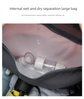 Large Travel Duffle Bag Gym Sports Weekender with Shoe Compartment Wet Pocket Lightweight Carry On Luggage Bag (Grey)
