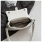 Womens Classic Baguette Shoulder Bag Soft PU Leather Underarm Purse with Adjustable Strap Crossbody Handbag Minimalist 90s Style Beige