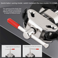 Heavy Duty Adjustable Car Wiper Arm Puller Tool Battery Terminal & Alternator Bearing Remover 9-30mm Opening Universal Windscreen Repair Tool