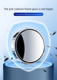 2Pcs Car Blind Spot Mirrors Suction Cup Vacuum Adsorption 360 Adjustable Round Rear View Convex Mirror Waterproof Black Frame for Cars SUVs