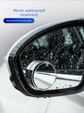2Pcs Car Blind Spot Mirrors Suction Cup Vacuum Adsorption 360 Adjustable Round Rear View Convex Mirror Waterproof Black Frame for Cars SUVs