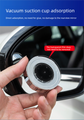 2Pcs Car Blind Spot Mirrors Suction Cup Vacuum Adsorption 360 Adjustable Round Rear View Convex Mirror Waterproof Sliver Frame for Cars SUVs