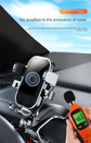 Universal Dashboard Car Phone Holder 360° Rotating Clip Mount HUD Design Anti-Slip Cradle for 4-7.2 Inch Smartphones GPS Navigation