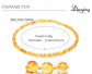Genuine Baltic Amber Necklace for Baby & Toddler - 33cm Hand Knotted Multi-Colour Mixed Beads - Certified Natural Jewellery with Pouch