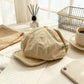 Oversized Slouchy Newsboy Cap - Vintage Japanese Style Baker Boy Hat - Soft Textured Fabric - Khaki (Adjustable 54-60cm)