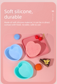 Heart Shaped Silicone Baking Mould - Non-Stick Mousse Cake & Jelly Pan - Easy Release Polished Interior for Valentine&
