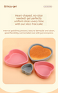 7 Inch Heart Shaped Silicone Cake Mould - Grey Non-Stick Baking Pan for Birthday & Anniversary Cakes - Heat Resistant Tray with Reinforced Rim (20.5cm)