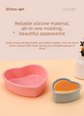 10 Inch Extra Large Heart Shaped Silicone Cake Mould - Grey Non-Stick Baking Pan for Weddings & Big Parties - Reinforced Rim Tray (29cm)