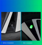 Universal Luminous Tyre Valve Caps 8 PCS Green Glow in Dark Dust Covers for Cars Motorbikes & Bicycles Easy Install