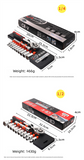 12 Piece 1/4 Inch Drive Ratchet and Metric Socket Wrench Set Professional Mechanics Tool Kit for Automotive Repair and Home DIY Maintenance