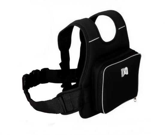 Children Motorcycle Safety Harness for Electric Bike Adjustable Kids Security Strap with Storage Bag Black Anti-Fall Protection Gear Front and Rear Use