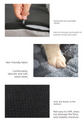 Thickened Soft Pet Bed Mat M Size Light Green Comfortable Dog Sleeping Pad Washable Cushion for Medium Dogs and Cats All Season Home Decor