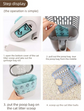 2-in-1 Cat Litter Scoop with Integrated Waste Bin & 4 Rolls Refill Bags Detachable Sifter Shovel Anti-Reflux Baffle Grey