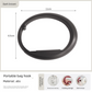 2 PCS Portable Purse Bag Hook Hanger Table Edge Holder Dark Brown Foldable Non-Slip Clip for School Desk Office & Cafe