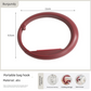 2 PCS Portable Purse Bag Hook Hanger Table Edge Holder Burgundy Foldable Non-Slip Clip for School Desk Office & Cafe