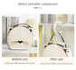 2 PCS Portable Purse Bag Hook Hanger Table Edge Holder Brown gray Foldable Non-Slip Clip for School Desk Office & Cafe