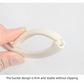 2 PCS Portable Purse Bag Hook Hanger Table Edge Holder Brown gray Foldable Non-Slip Clip for School Desk Office & Cafe