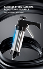 Stainless Steel Cookie Press Maker Kit Black Biscuit Machine with 13 Disc Molds 8 Icing Tips and Sponge Cleaning Brush