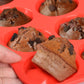 2PCS Blue Food Grade Silicone Cake Mould 12 Cup Round Cupcake Pan Easy Release Non Stick Baking Trays