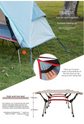 Single Person Off-Ground Camping Tent Portable Folding Bed Cover with Mosquito Net UV-Resistant Fishing Tent Black
