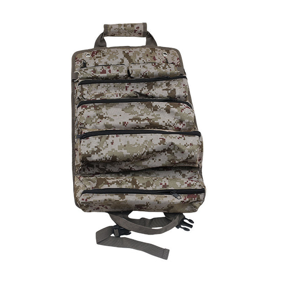 Heavy Duty Tool Roll Up Bag Organiser Multi-Pocket Canvas Carry Pouch for Electrician DIY Mechanic & 4WD Camping Camouflage Colour