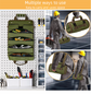 Heavy Duty Tool Roll Up Bag Organiser Multi-Pocket Canvas Carry Pouch for Electrician DIY Mechanic & 4WD Camping Camouflage Colour
