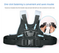 Child Motorcycle Safety Harness Strap Adjustable Passenger Belt with Handles & Storage Pocket Breathable Linen Blue for Scooter