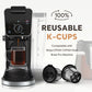 Reusable K-Cup Coffee Pod Filter for Ninja Dual Brew Coffee Makers Triple Hole Capsule Shell UA2227