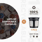 Reusable K-Cup Coffee Pod Filter for Ninja Dual Brew Coffee Makers Triple Hole Capsule Shell UA2227