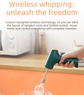 Compact Electric Dual-Head Handheld Egg Whisk Multi-Function Automatic Cream Whipper and Food Mixer J-8 Green 1-Speed