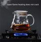 800ml Extra Large Glass Coffee Server - Heat Resistant "Cloud" Pour Over Carafe with Lid - Family Size Drip Coffee Pot & Tea Pitcher (3-5 Cups)