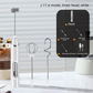 Rechargeable 3-in-1 Handheld Milk Frother Set - Electric Whisk with Egg Beater & Mixing Hook - 3 Speed Adjustable Foam Maker for Coffee, Lattes, Baking & Baby Food (White)