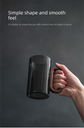 Smoky Grey Glass Tea Cup with Wooden Handle 360ml Heat-Resistant Hand-Blown Coffee Mug Modern Minimalist Drinkware