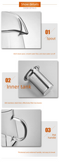 350ml Heat-Resistant Glass Teapot with Stainless Steel Infuser Square Base Stovetop Safe Loose Leaf Tea Maker