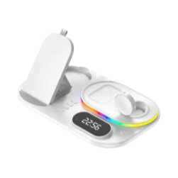 Three in one multifunctional RGB lamp wireless charging