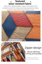 Lightweight PU Leather Pleated Shoulder Bag with Contrast Color Patchwork - Multi-Zipper Large Capacity Satchel for Women