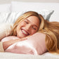 1-Pair Black Luxury Satin Silk Pillowcase for Hair and Skin - Smooth Cooling Pillow Cover with Envelope Closure - Queen (20x30")