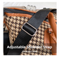 Brown Large Capacity Knitted Travel Bag with Shoe-Zone - Weekend Overnight & Carry-on Gym Bag