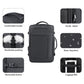 Black Expandable 17-Inch Laptop Travel Backpack with USB Port - Durable TSA Friendly Carry-on Luggage Bag