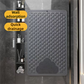 2-Pack Grey Eco-Friendly Bath Mat with Massage Points - Anti-Slip Suction Cup Safety Bathroom Rug (S Size 68.5X34x2 CM)