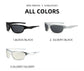 3-Pack Retro Oval Sports Sunglasses - Lightweight UV400 Protection Trendy Sun Glasses for Cycling, Hiking & Streetwear